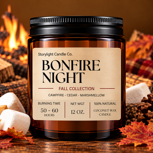 BONFIRE NIGHT COCONUT WAX CANDLE