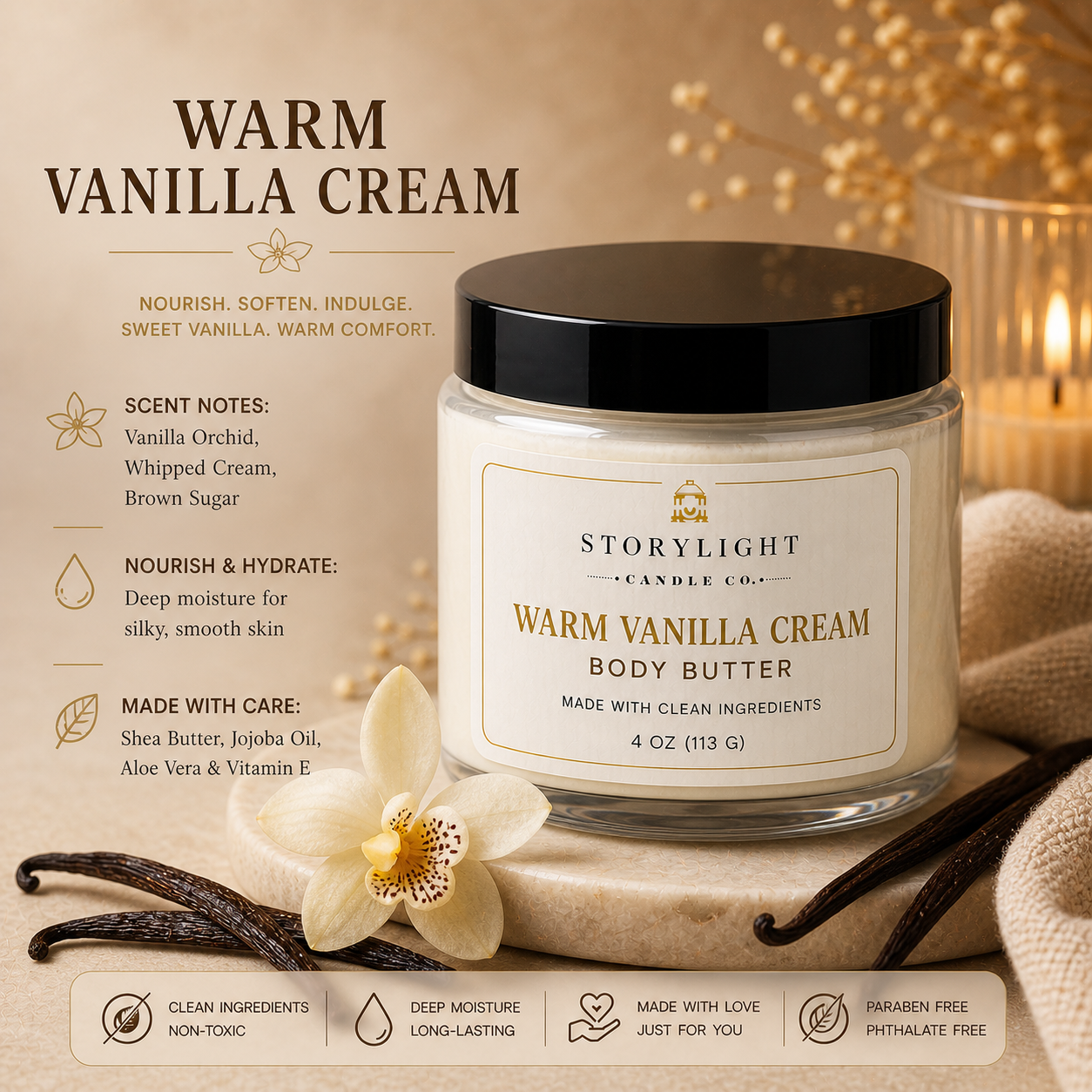 Warm Vanilla Cream