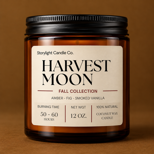 HARVEST MOON COCONUT WAX CANDLE