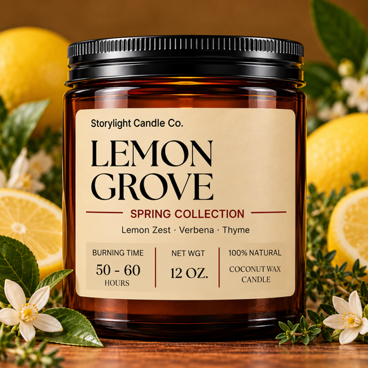LEMON GROVE COCONUT WAX CANDLE