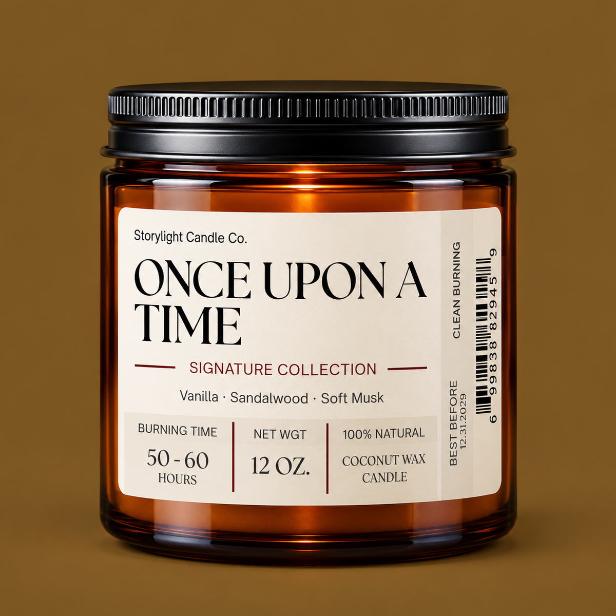 ONCE UPON A TIME COCONUT WAX CANDLE
