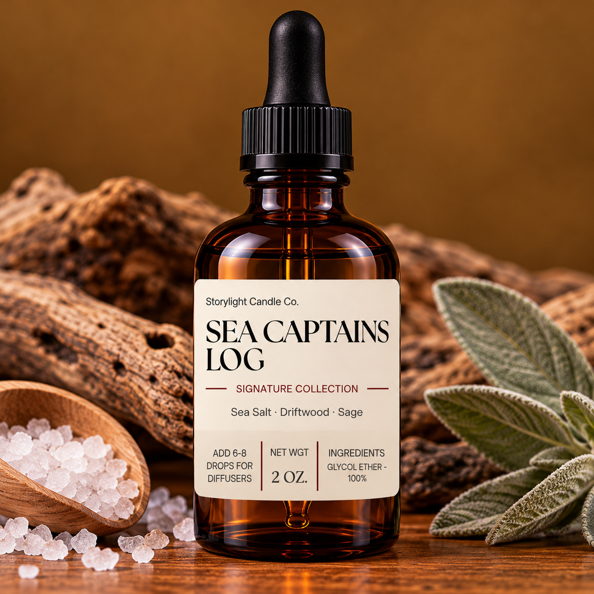 SEA CAPTAINS LOG DIFFUSING OIL