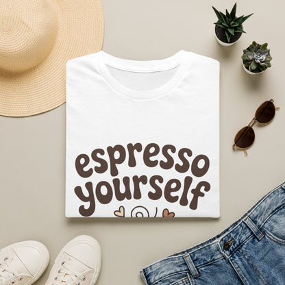 Espresso Yourself T‑Shirt — Cute Coffee Graphic Tee