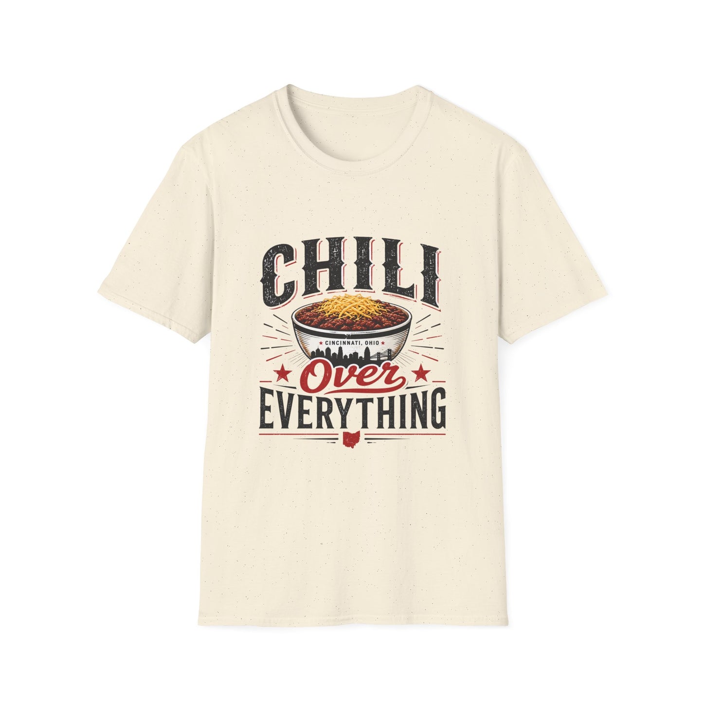 Chili Over Everything T‑Shirt — Vintage Bowl of Chili Graphic Tee