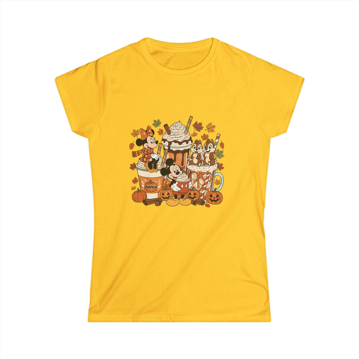 Disney World Mickey & Minnie Fall Halloween Women’s Tee