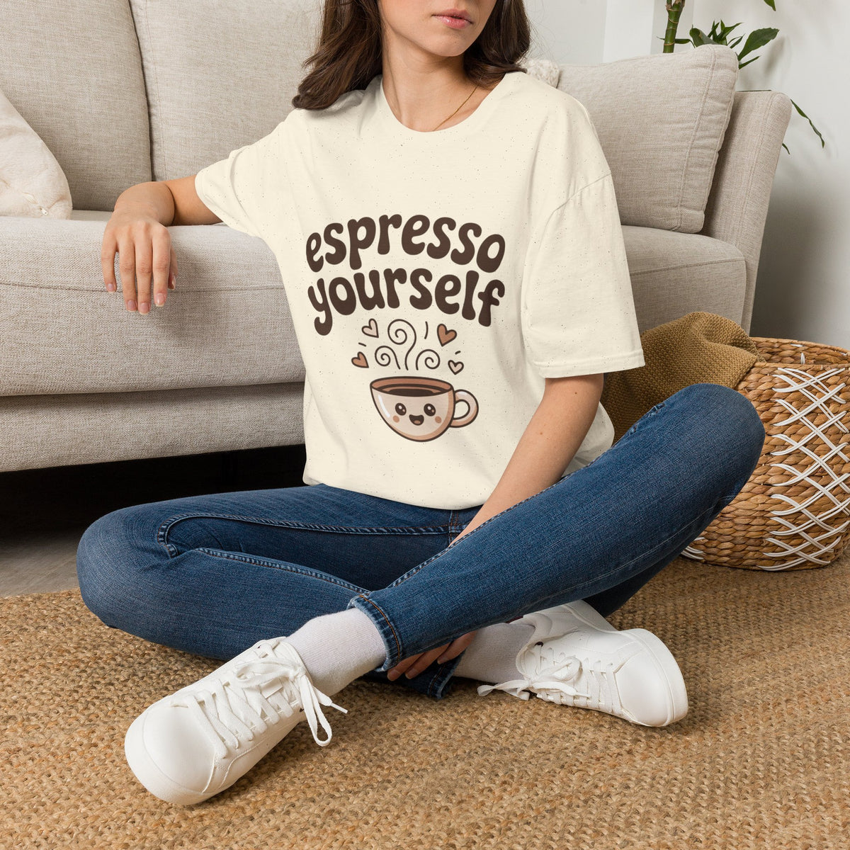 Espresso Yourself T‑Shirt — Cute Coffee Graphic Tee