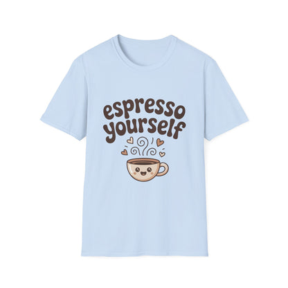 Espresso Yourself T‑Shirt — Cute Coffee Graphic Tee