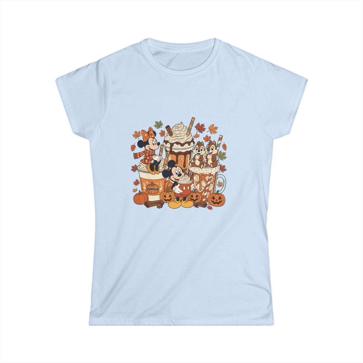 Disney World Mickey & Minnie Fall Halloween Women’s Tee