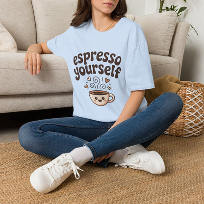 Espresso Yourself T‑Shirt — Cute Coffee Graphic Tee