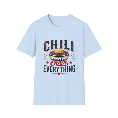Chili Over Everything T‑Shirt — Vintage Bowl of Chili Graphic Tee