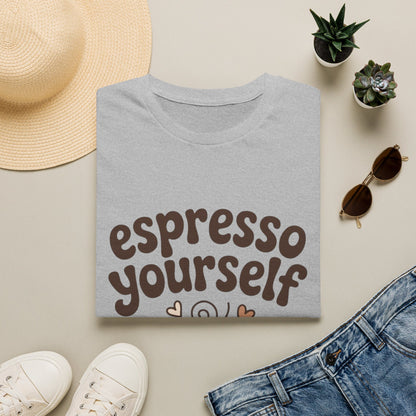 Espresso Yourself T‑Shirt — Cute Coffee Graphic Tee