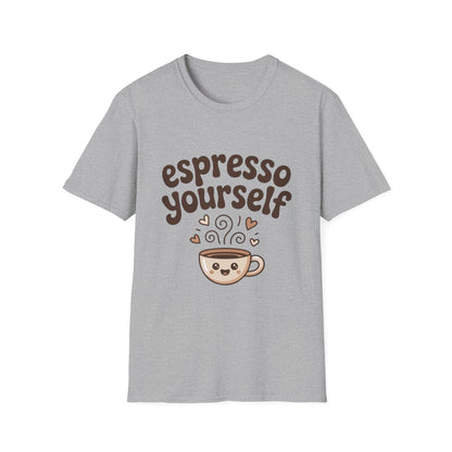Espresso Yourself T‑Shirt — Cute Coffee Graphic Tee
