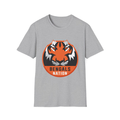 Bengals Nation Tiger Tee — Cincinnati Bengals Football Fan T-Shirt