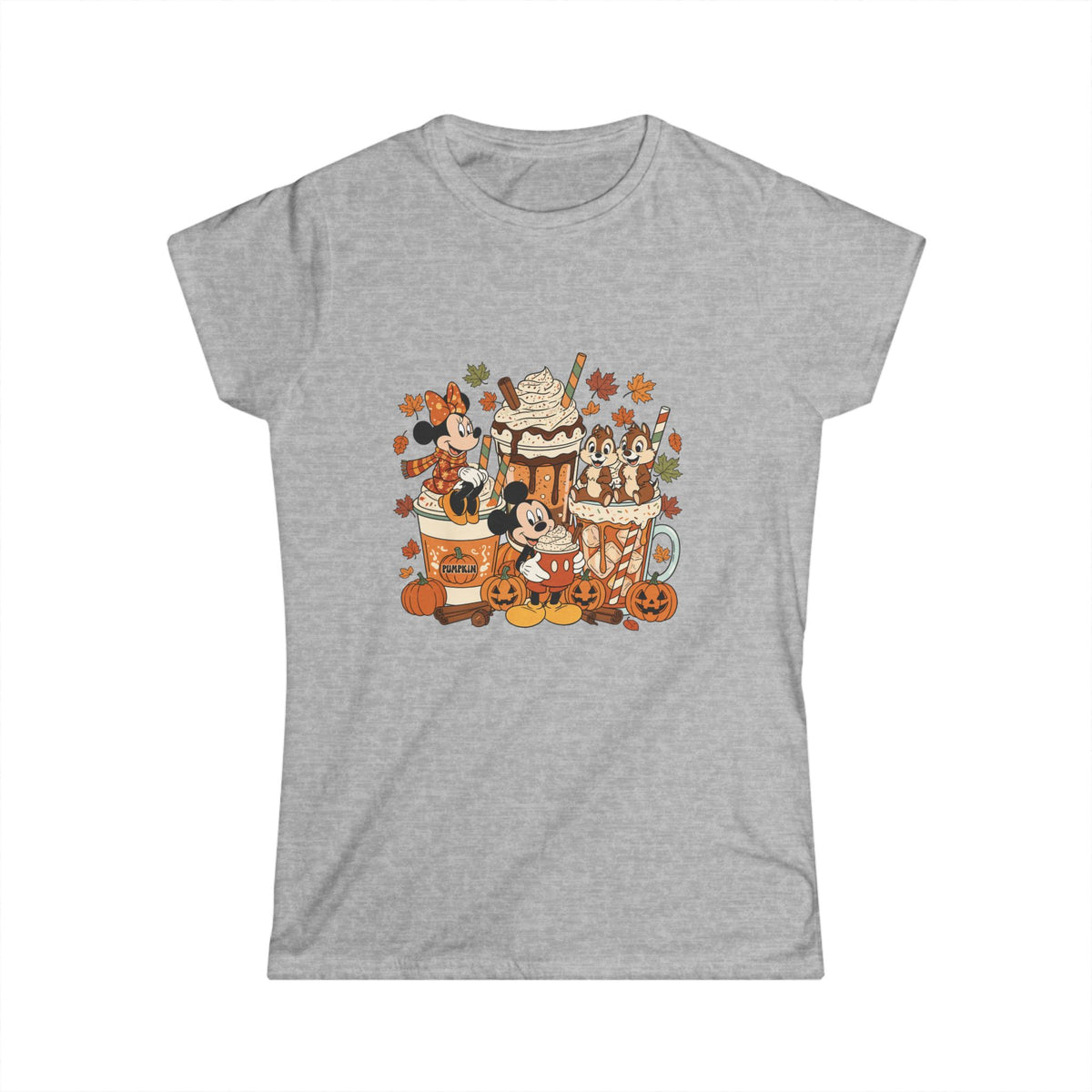 Disney World Mickey & Minnie Fall Halloween Women’s Tee