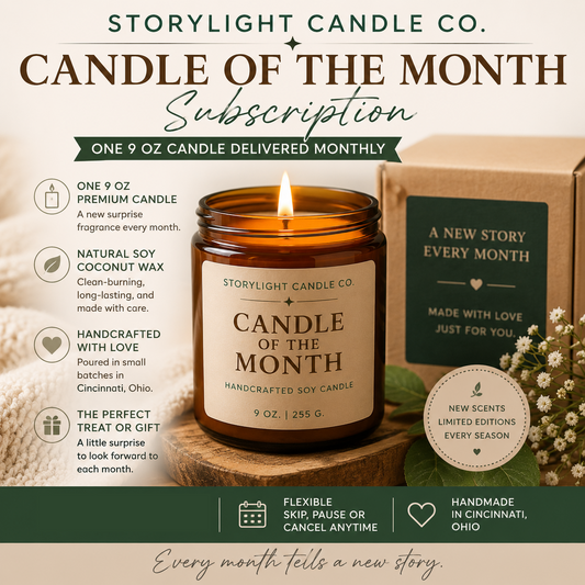 SMALL CANDLE OF THE MONTH SUBSCRIPTION