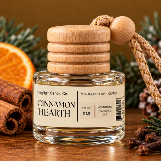 CINNAMON HEARTH CAR DIFFUSER