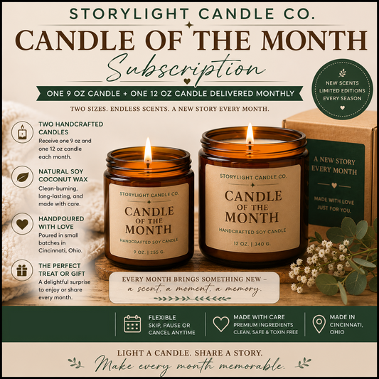 DELUXE CANDLE OF THE MONTH SUBSCRIPTION