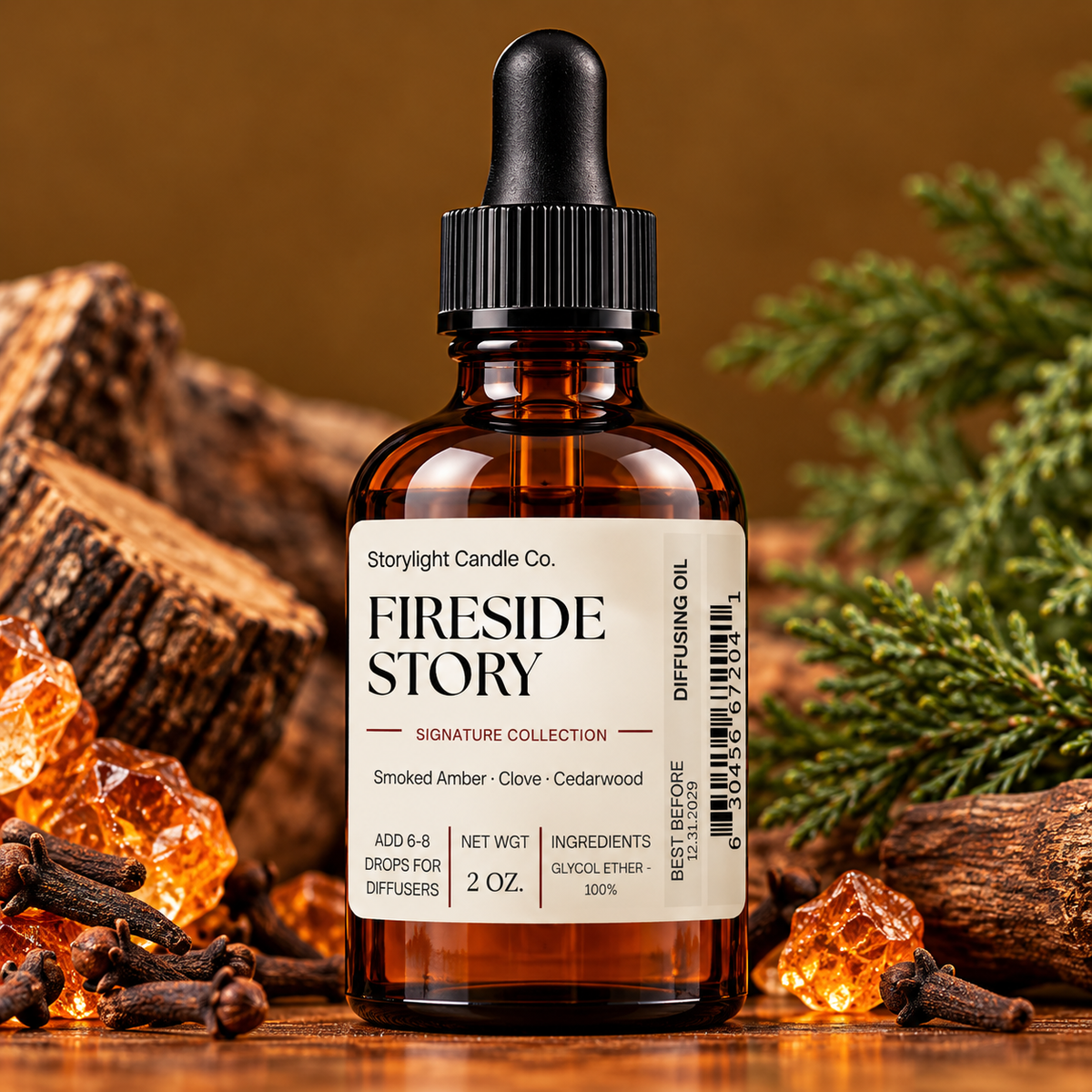 FIRESIDE STORY DIFFUSING OIL