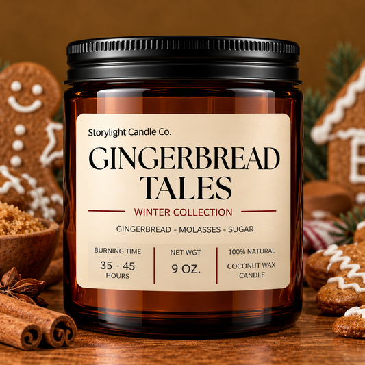 GINGERBREAD TALES COCONUT WAX CANDLE
