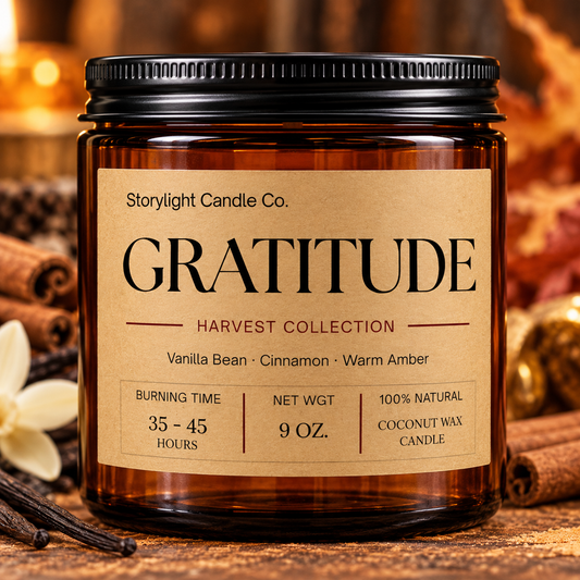 GRATITUDE COCONUT WAX CANDLE
