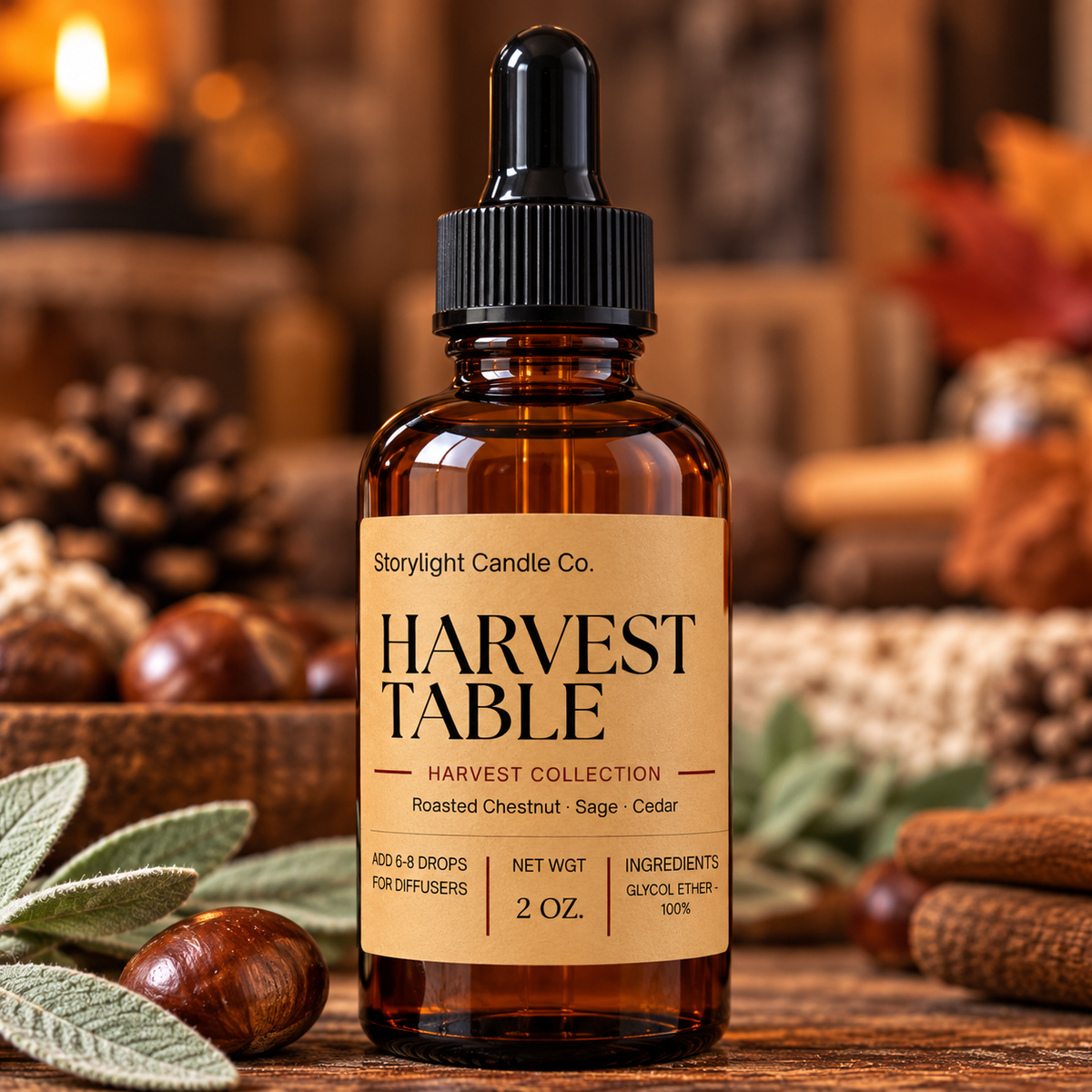 HARVEST TABLE DIFFUSING OIL