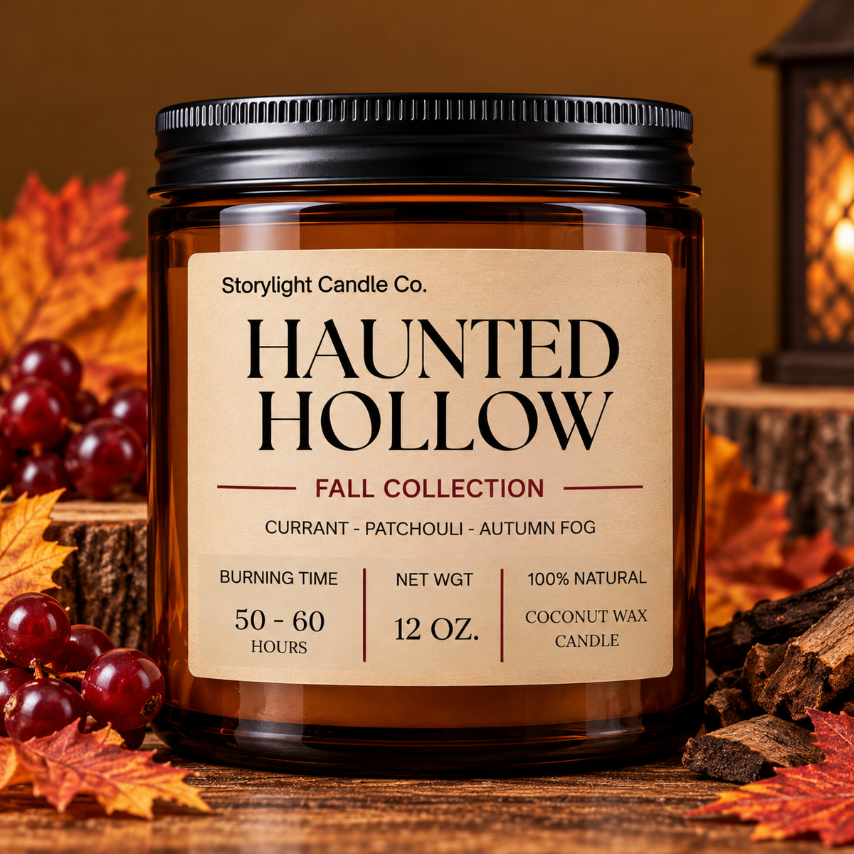 HAUNTED HOLLOW COCONUT WAX CANDLE