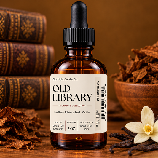 OLD LIBRARY DIFFUSING OIL