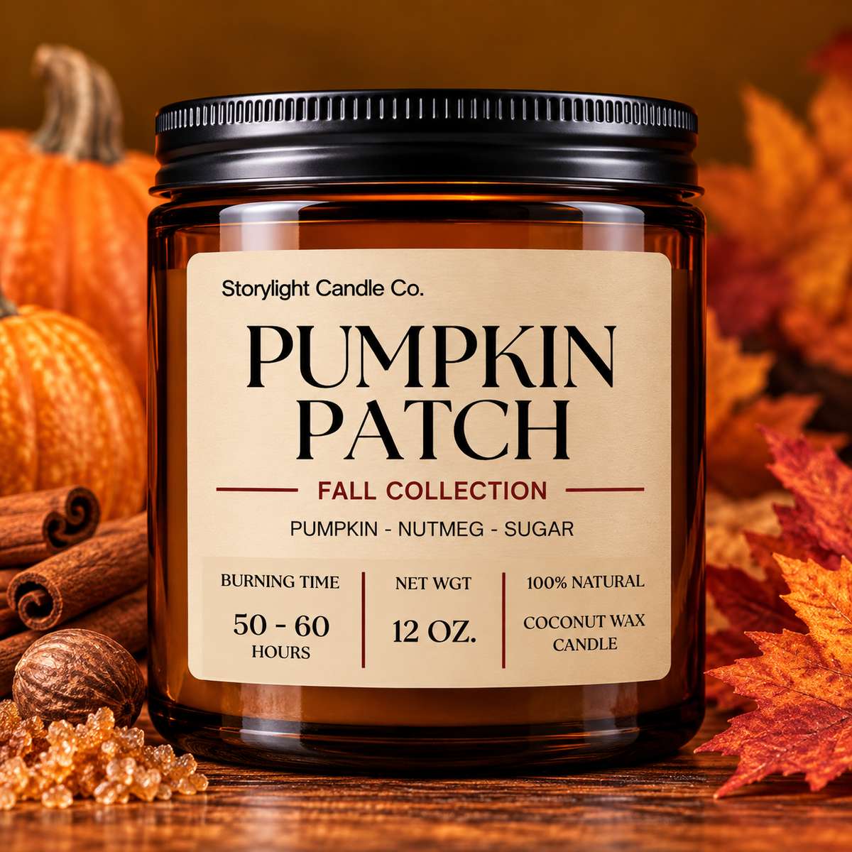 PUMPKIN PATCH COCONUT WAX CANDLE