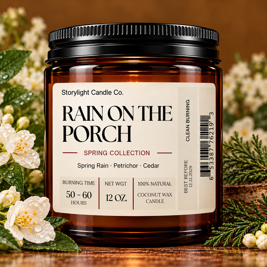 RAIN ON THE PORCH WAX CANDLE