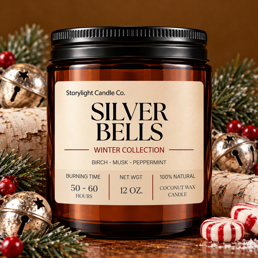 SILVER BELLS COCONUT WAX CANDLE
