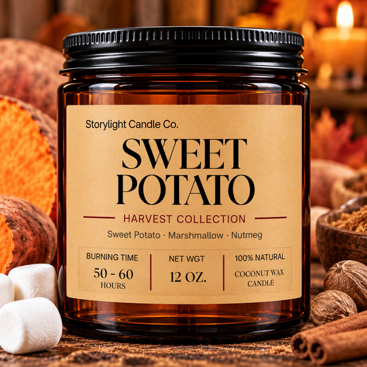 SWEET POTATO COCONUT WAX CANDLE