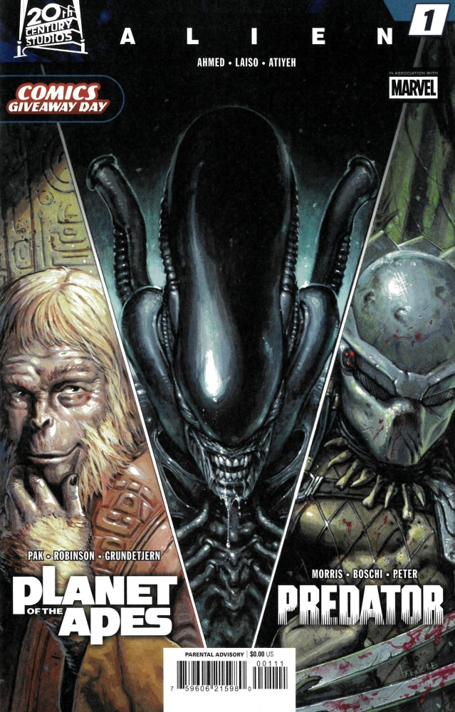 Alien / Predator / Planet of the Apes (Comics Giveaway Day 2026) #1 - BOX F